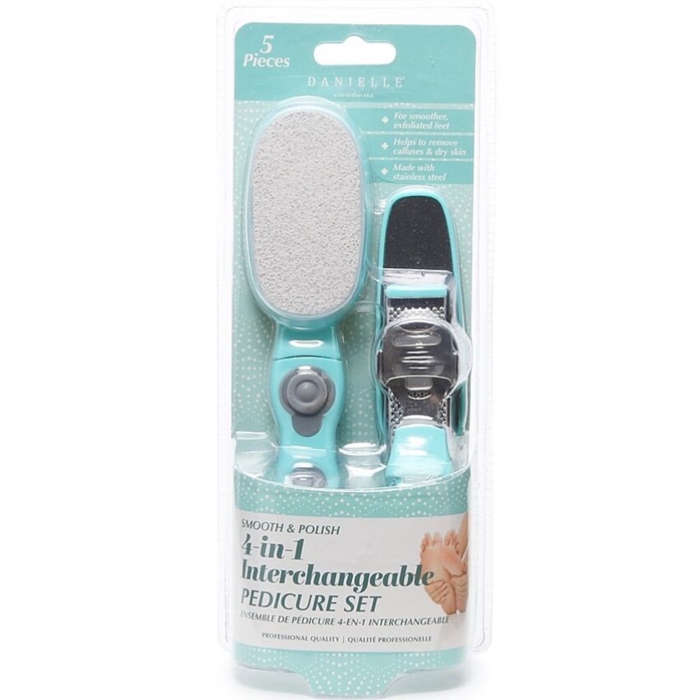 DANIELLE 4-IN-1 INTERCHANGEABLE PEDICURE SET Create a perfect at-home